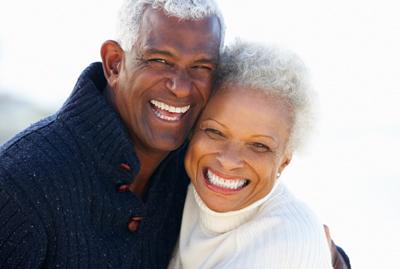 Older Couple Smiling