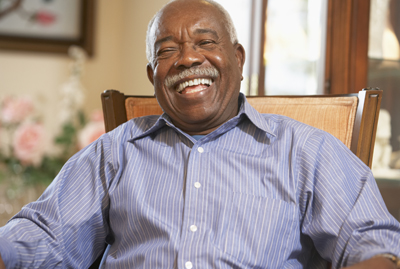 older gentleman smiling